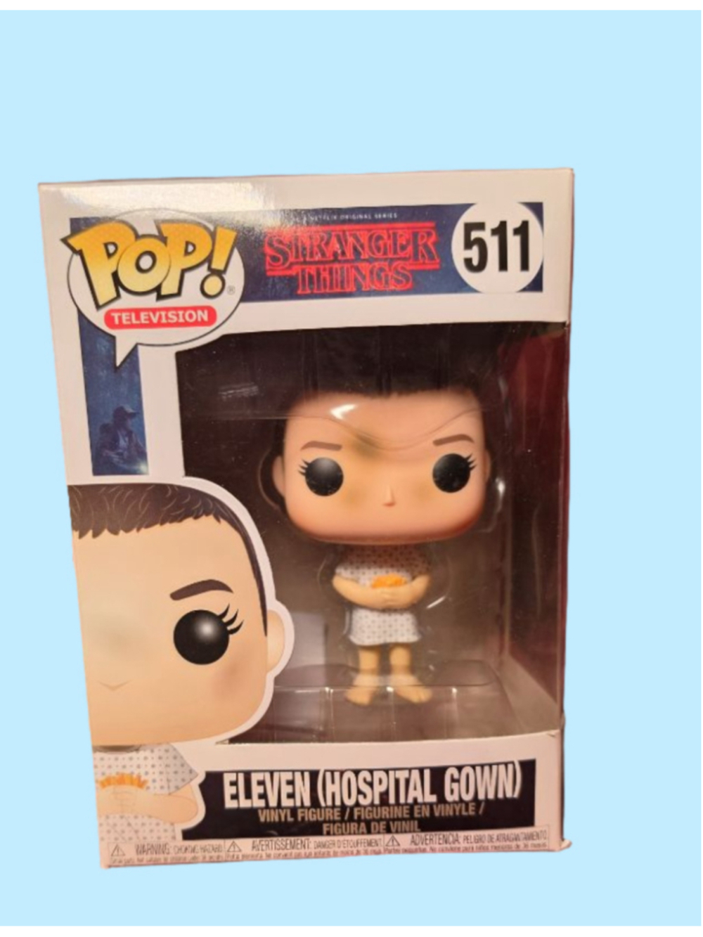 Funko Pop! #511 Eleven Hospital Gown Action Figure BRAND NEW